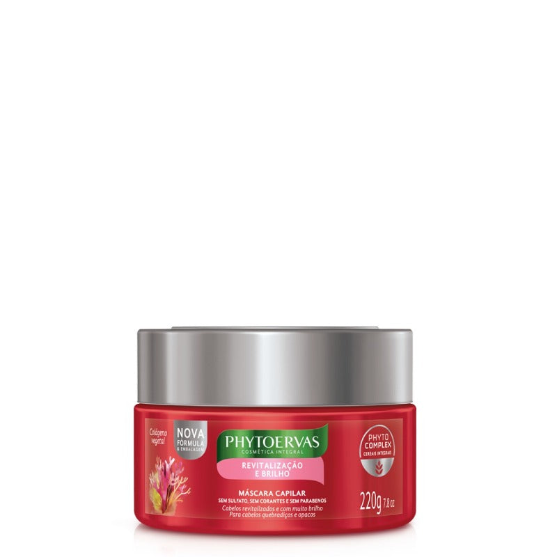 Máscara Capilar Phytoervas Revitalização E Brilho 220gms