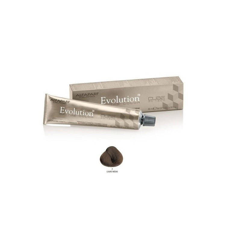 Kit Coloração Evolution Of Cube 3d 60ml Nº 7.0 + Ox 90ml