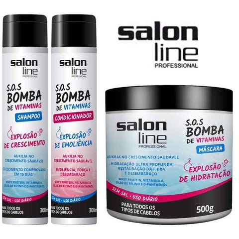 Kit S.o.s Bomba De Vitaminas Salon Line