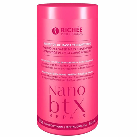 Kit Nano Botox Richée 1kg + Cumbuca/pincel/luva/máscara/brin