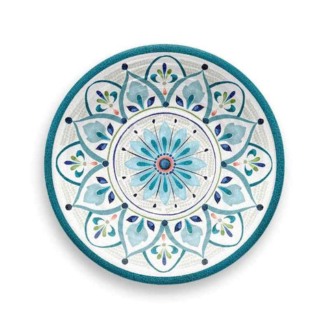 Kit 4 Pratos De Jantar Tarhong Em Melamina Colorido