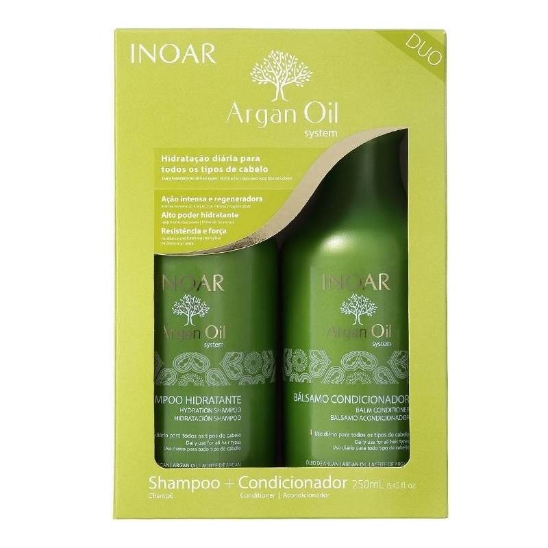 Inoar Kit Duo Argan Oil - Shampoo 250ml+ Condicionador 250ml