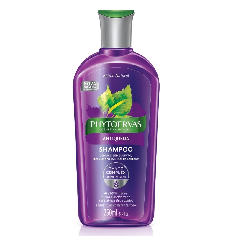 Shampoo Antiqueda Bétula Natural Phytoervas 250ml