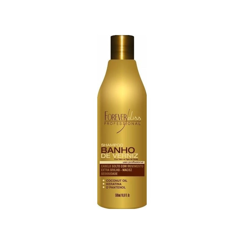 Shampoo Banho De Verniz Extra Brilho - Forever Liss 500ml