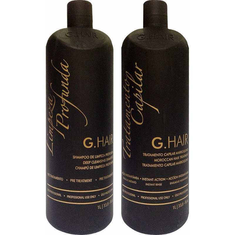 G Hair Escova Progressiva Marroquino Kit (2 X 1 Litro)