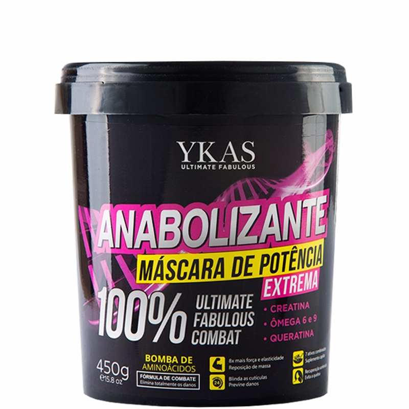 Ykas Anabolizante Máscara De Potência Extrema 450g