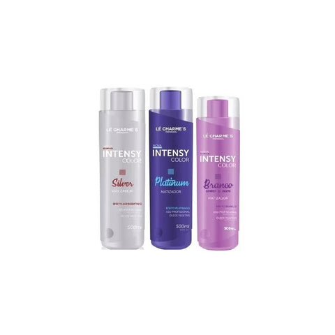 Intensy Color  Platinum+silver 500ml+branco Como Neve 300ml
