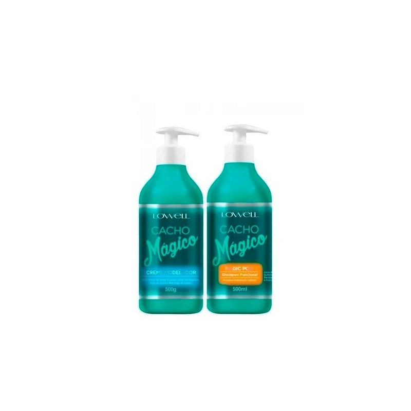 Shampoo Funcional + Creme Modelador - Cacho Mágico 2x500ml