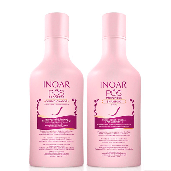Inoar Kit Duo Pós Progress Shampoo + Condicionador 250ml